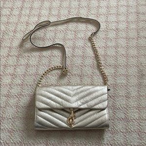 Rebecca Minkoff Edie Wallet On Chain Champagne